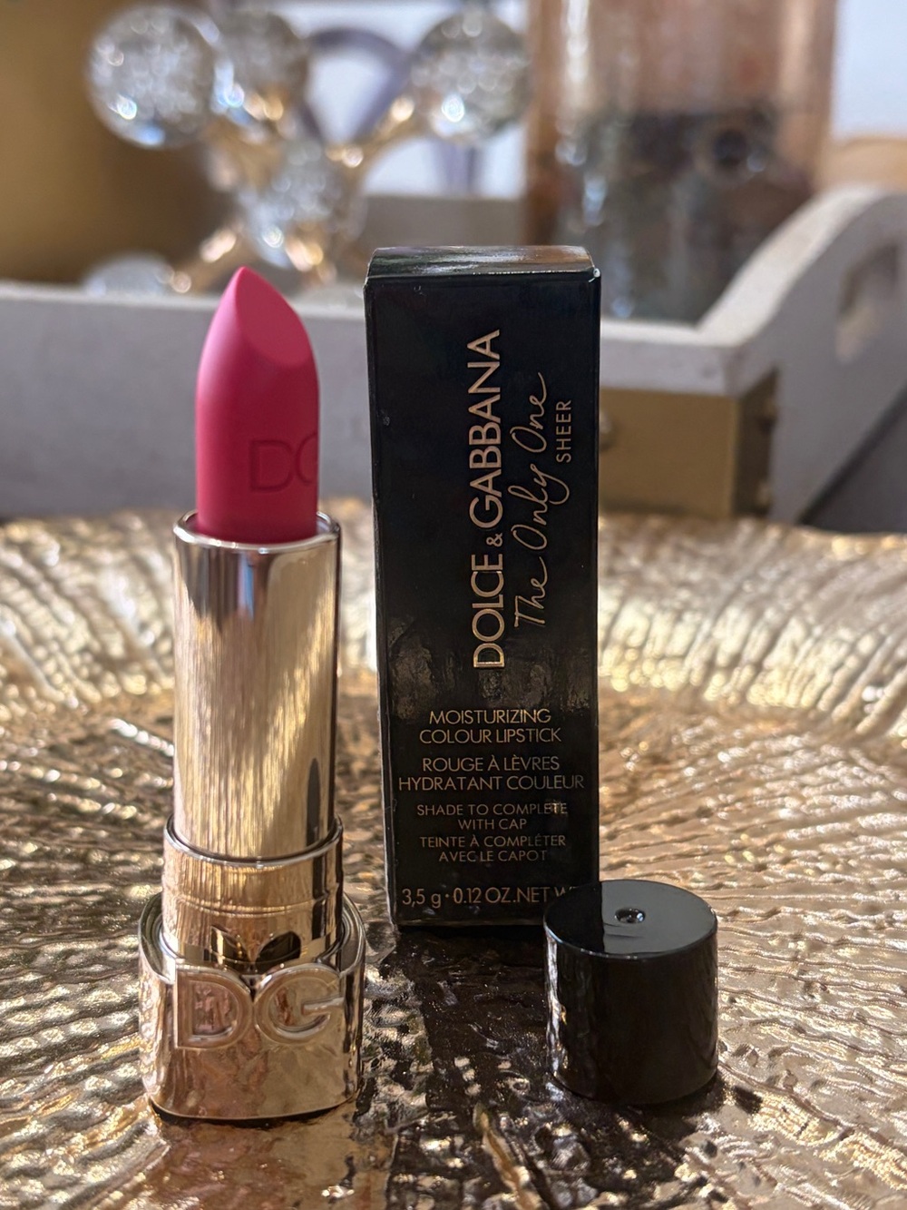 NIB DOLCE & GABBANA The Only One Sheer MOISTURIZING COLOUR-
VIVID FUCHSIA -#295